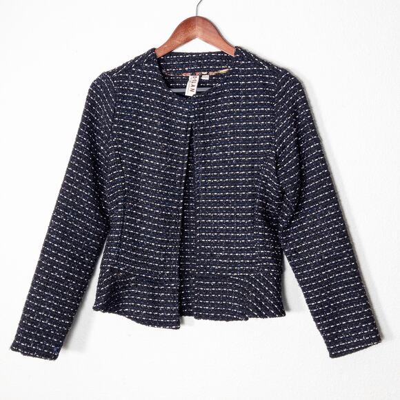 Dolan Women’s Tweed Jacket Old Money Office Siren Quiet Luxury Tailored Fit S - Picture 1 of 11